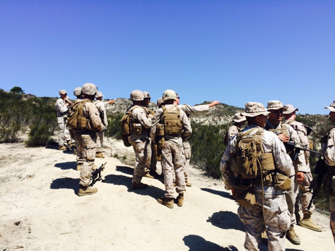 Bravo Company Platoon Leadership 'paint a picture' or describe the conditions for a Squad Level Attack to the Squad Leaders