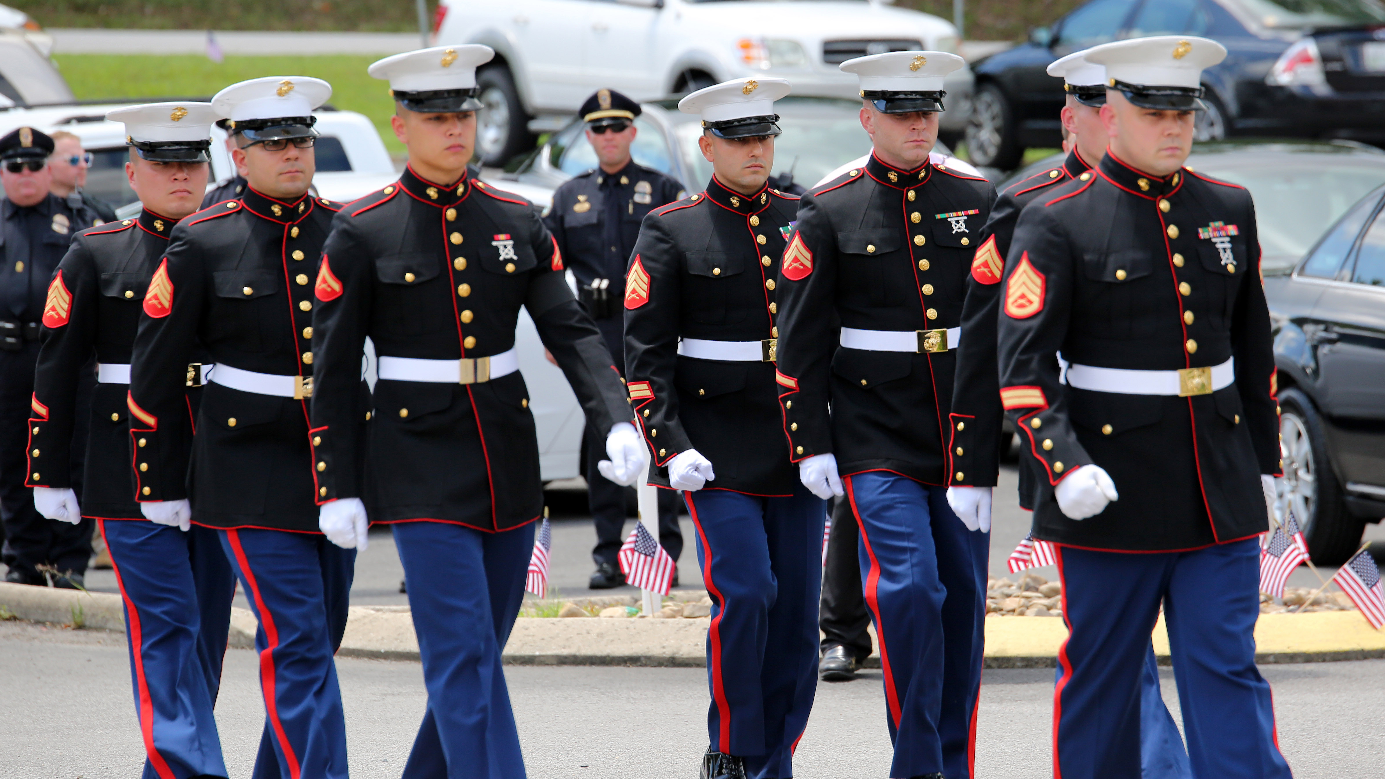 Pushing forward; Chattanooga Marines keep high spirits in honor of ...
