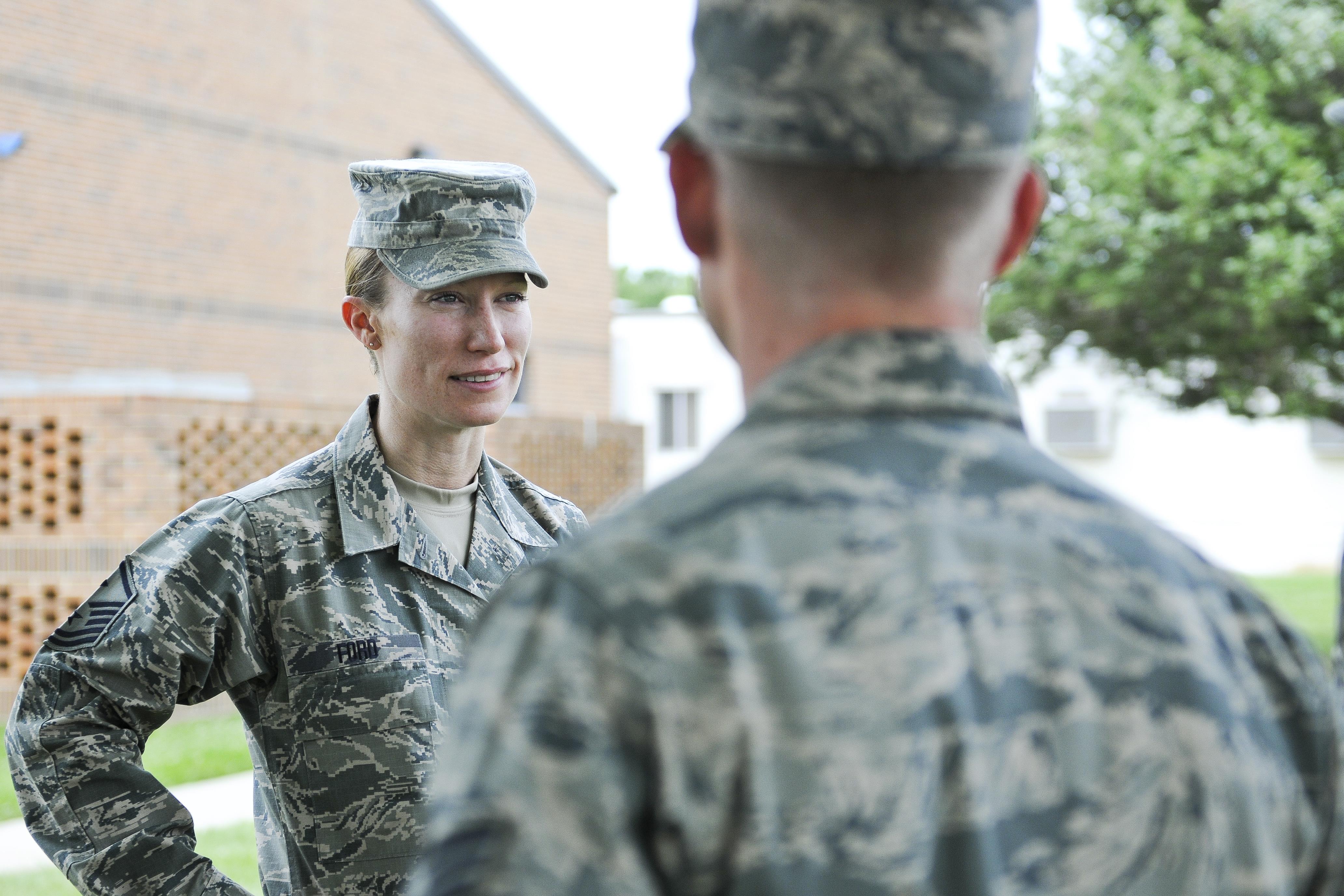 Master Sgt. Sally Ford is named outstanding First Sergeant of the Year