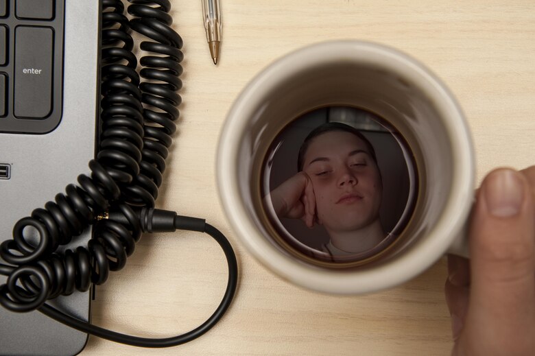 Fatigue is tiredness, typically resulting from mental or physical exertion or illness. The most common reasons why someone might be fatigued is diet, sleep habits and exercise habits. (U.S. Air Force Illustration by Airman 1st Class Devin Boyer/Released)