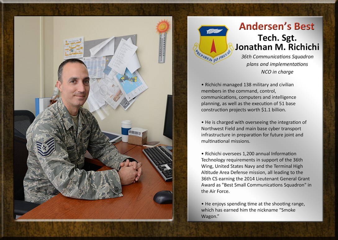 Team Andersen's Best: Tech. Sgt. Jonathan M. Richichi