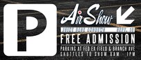 Joint Base Andrews, Md., free public air show Sept. 19, 2015 flier parking information. (U.S Air Force graphic/Airman 1st Class Philip Bryant)