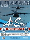 Joint Base Andrews, Md., free public air show flier featuring the C-17 Globemaster III Sept. 19, 2015. (U.S Air Force graphic/Airman 1st Class Philip Bryant)
