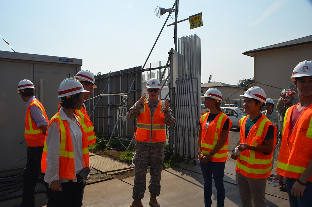 U.S. Army Corps of Engineers, Japan District Commander Col. John Hurley talks about the cooperation between the Corps, contractors and customers to ensure projects are completed on time and within budget.
