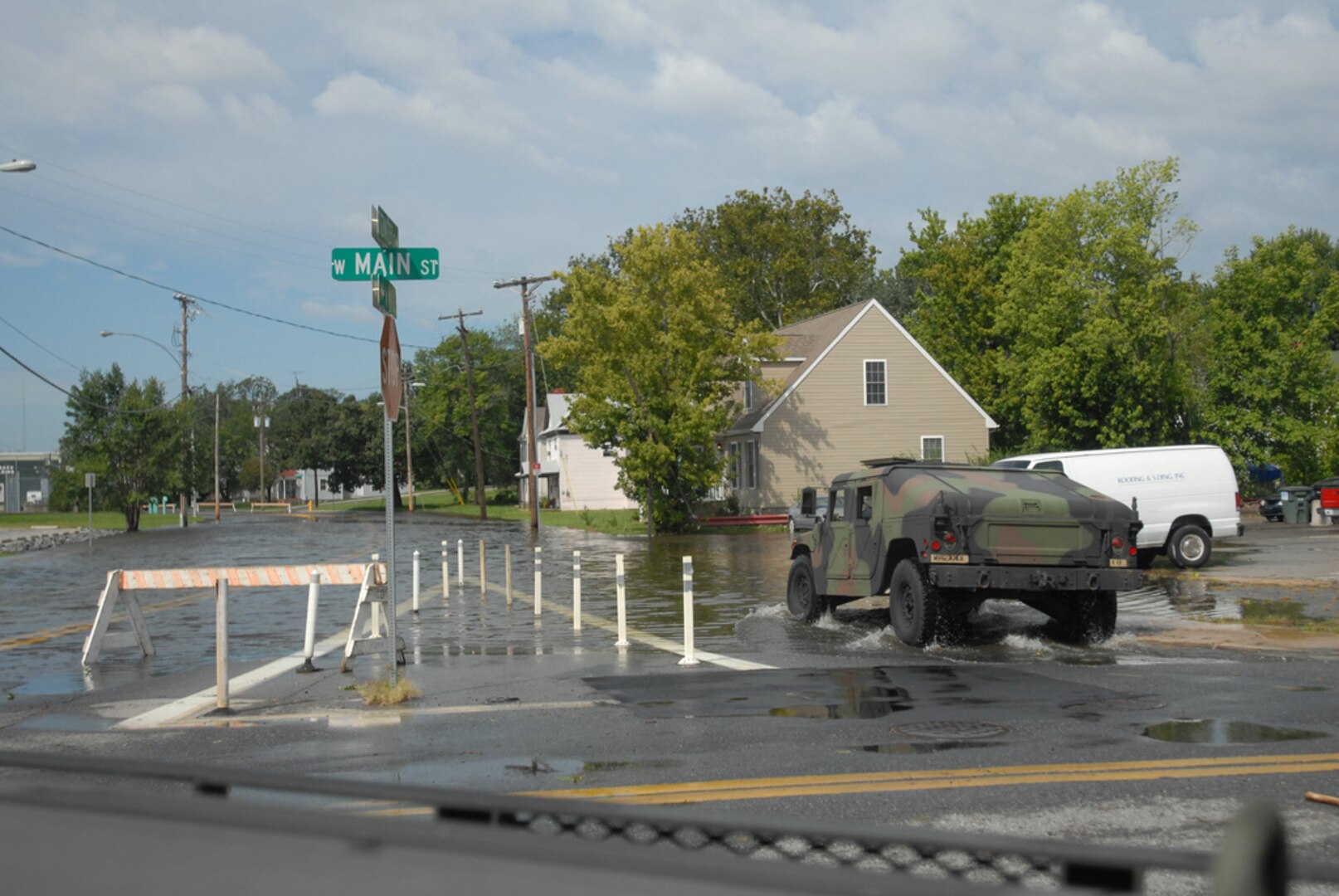 Maryland National Guard Soldiers from units across the state worked around the clock to provide critical support to civilian law enforcement and firefighting agencies. (Courtesy photo) (Released)