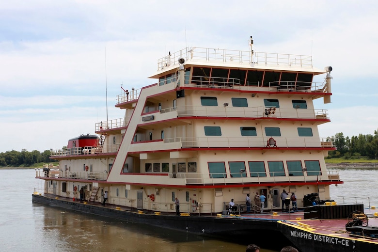 MV Mississippi is a U.S. Army Corps of Engineers towboat operating on the Mississippi River. It is the largest diesel towboat on the river.

The towboat, which is 241 feet long, 58 feet wide and has three diesel engines providing 6,300 horsepower vessel, serves as a working towboat 90 percent of the time. The vessel’s primary mission is to move barges in support of bank stabilization work on the lower Mississippi River. Each spring and late summer, the MRC conducts a series of public meetings aboard the vessel.