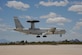 An E-3 Sentry AWACS from Tinker Air Force Base prepares to land May 16. AWACS have the capability to detect enemy as well as friendly aircraft at great distances using an interrogation system. A program office from Hanscom AFB, Mass., is modernizing the aircraft by updating the current interrogation system. The first installation was completed in April. (Air Force photo by Senior Airman Betty R. Chevalier/Released)