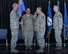 New Hampshire Air National Guard State Command Chief Master Sgt. David Obertanec salutes the N.H. National Guard Adjutant General Maj. Gen. William N. Reddel III during a change of authority ceremony at Pease Air National Guard Base, N.H., Aug. 9, 2015.  During the ceremony Chief Master Sgt. Matthew Collier relinquished authority to the Chief Master Sergeant David Obertanec. (U.S. Air National Guard photo by Staff Sgt. Curtis J. Lenz)