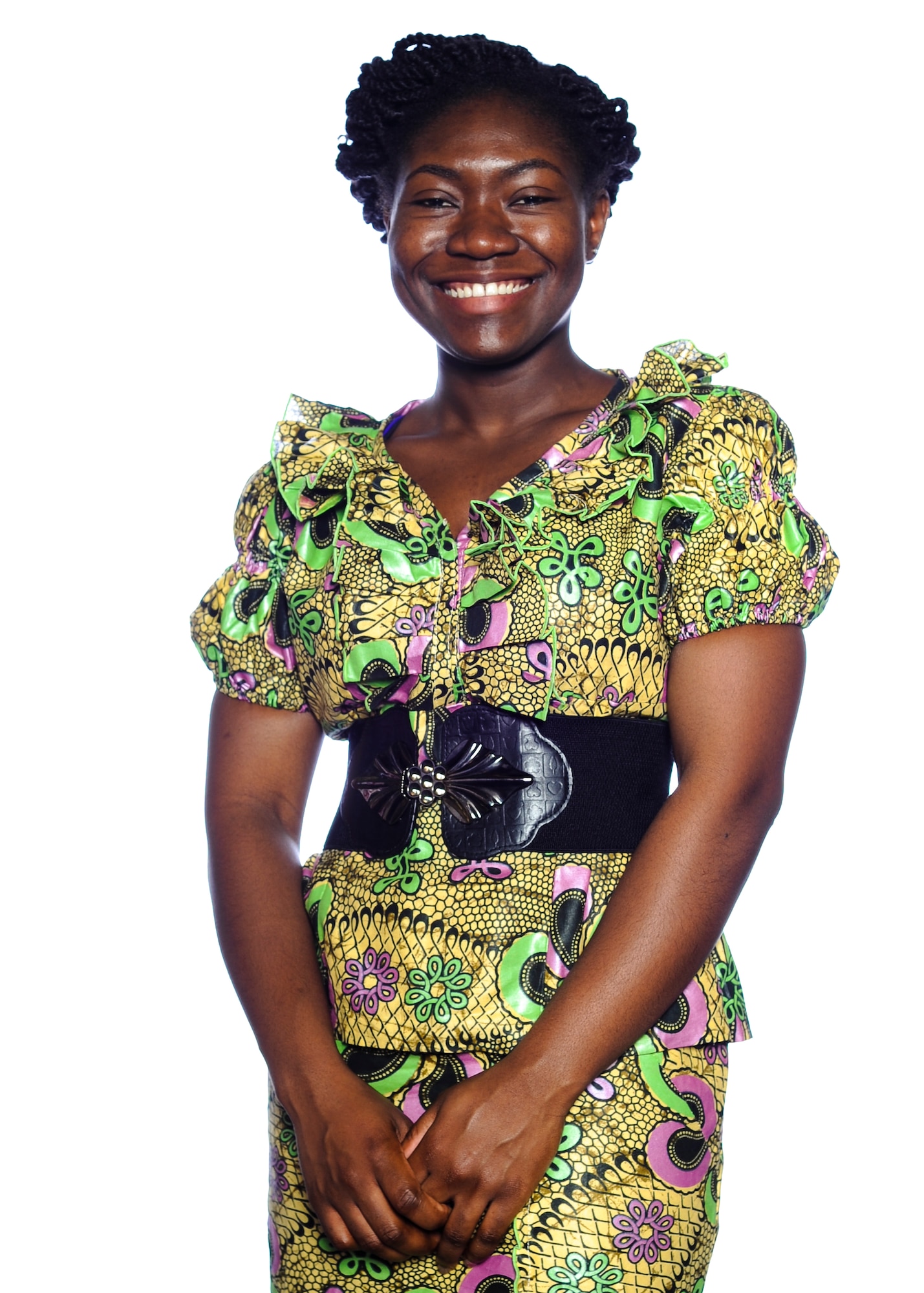 U.S. Air Force Senior Airman Belinda Boateng, 31st Medical Support Squadron laboratory technician, came from Ghana to pursue her education. She believes her experiences give her a beneficial outlook on the Air Force as well as challenges with adapting to the American culture. (U.S. Air Force photo by Senior Airman Austin Harvill/Released)
