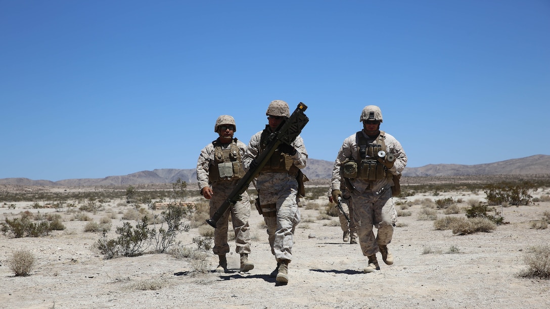 3rd LAAD fires stinger missile at Fort Irwin