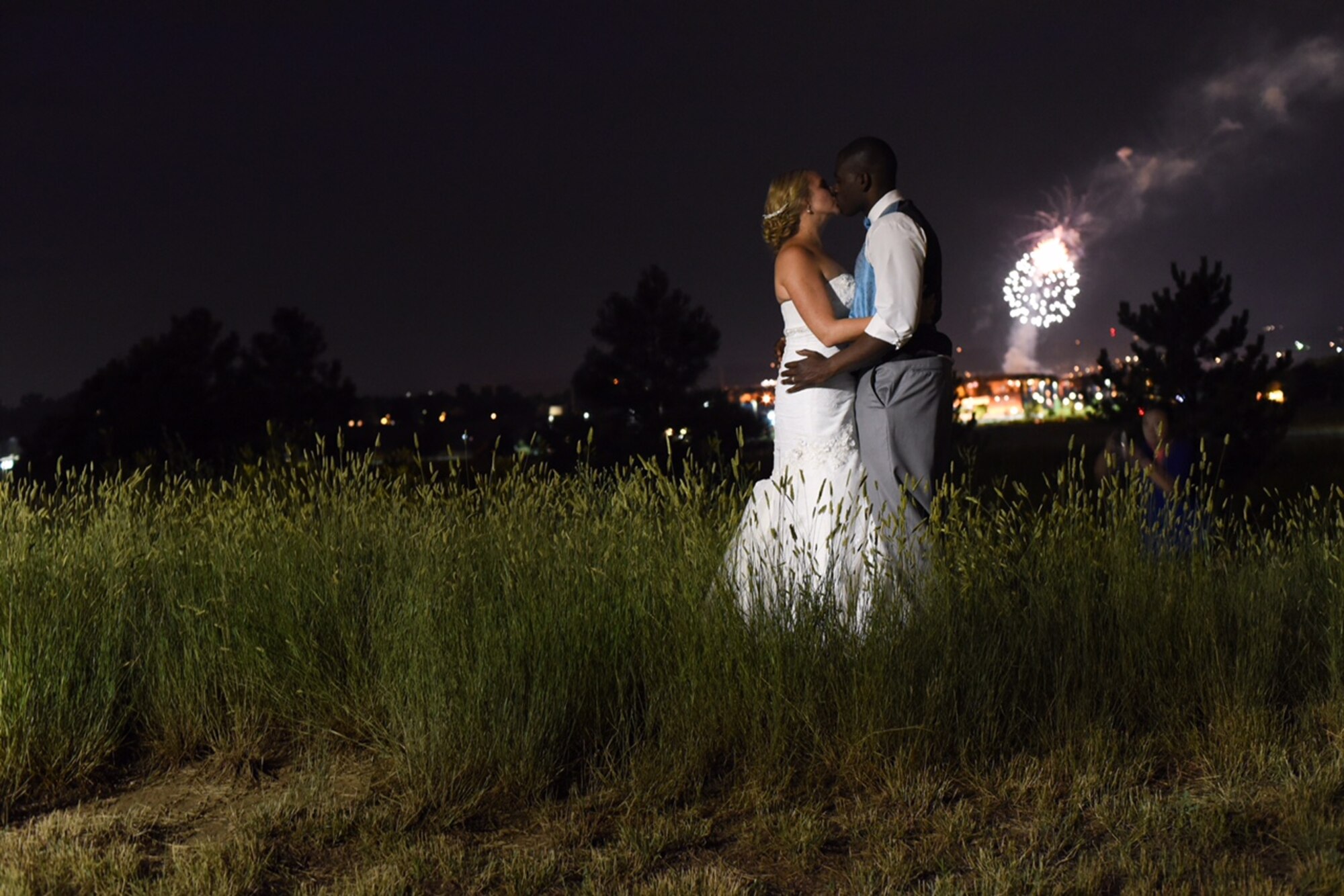 Brian and Heather Thorne were the winners of a complimentary 4th of July wedding in honor of the military, provided by Villa Parker, located in Parker, Colorado. The couple received a wedding valued at $20,000 that included the donated venue, food, photography, flowers and entertainment. (Courtesy Photo)
