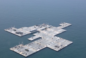 U.S. Army Soldiers from the 7th Transportation Brigade (Expeditionary) 10th Transportation Battalion, participate in a combined logistics over-the-shore exercise in South Korea. The Joint Base Langley-Eustis Soldiers worked with joint and coalition forces throughout the four month exercise to learn new skills, improve practices, work together and exchange methods and ideas. (U.S. Army courtesy photo)