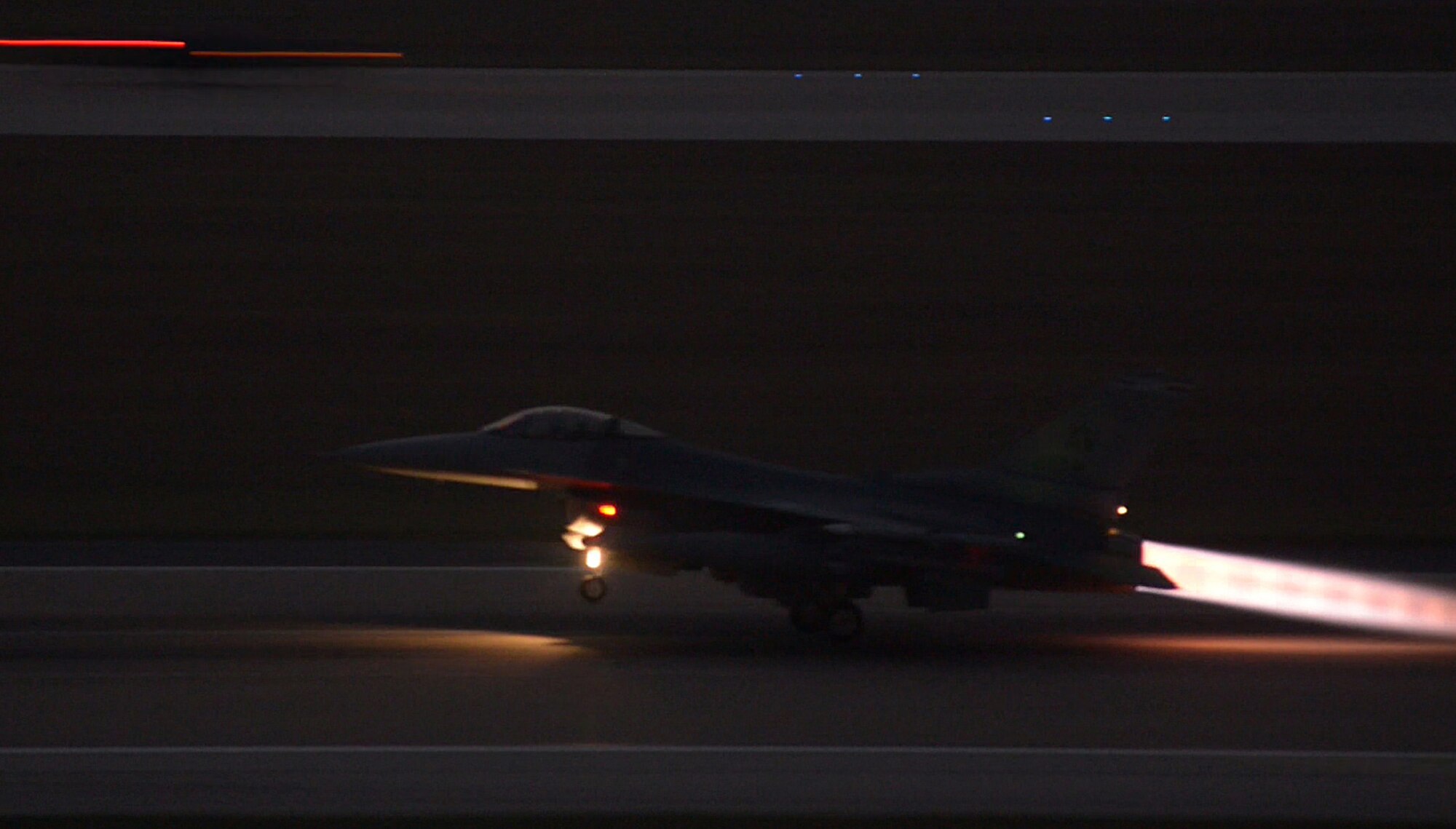 An F-16 Fighting Falcon takes off from Incirlik Air Base, Turkey in support of Operation Inherent Resolve Aug. 12, 2015. This follows Turkey's decision to host the deployment of U.S. aircraft conducting counter-ISIL operations. The U.S. and Turkey, as members of the 60-plus nation coalition, are committed to the fight against ISIL in pursuit of peace and stability in the region. (U.S. Air Force photo by Senior Airman Krystal Ardrey /Released)