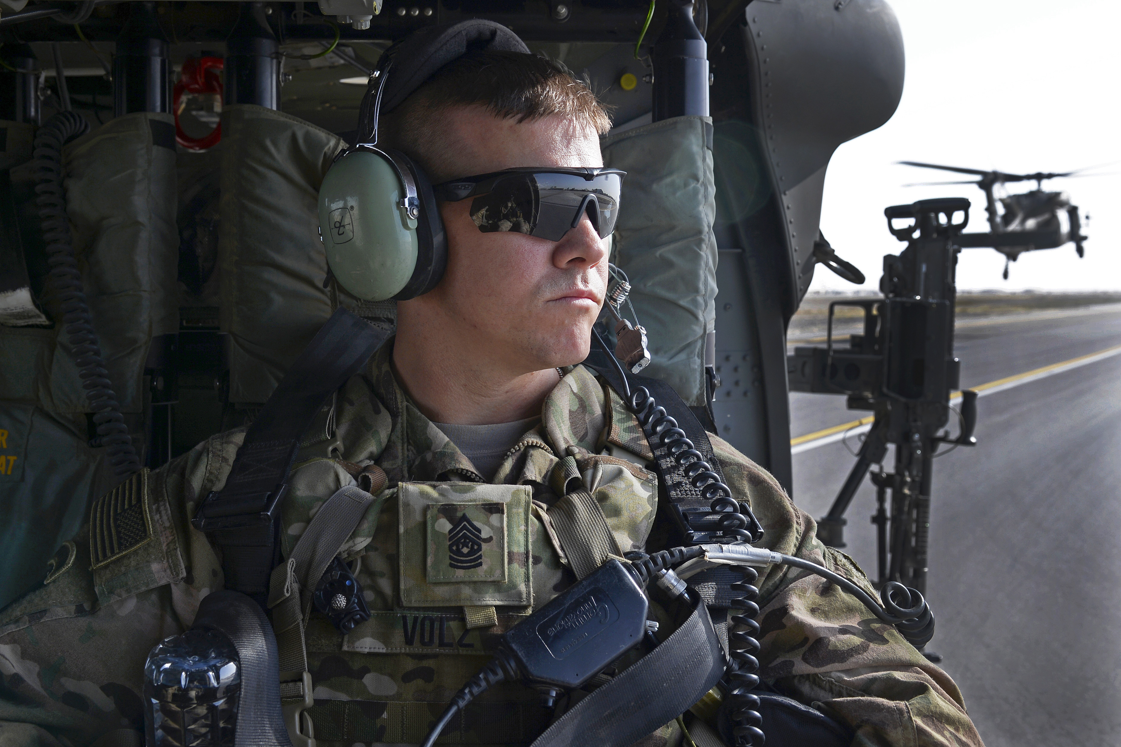 U.S. Army Command Sgt. Maj. Jody Volz, Afghan adviser for Train Advise