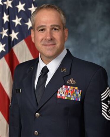 Chief Master Sergeant Kristopher K. Berg Official Photo.