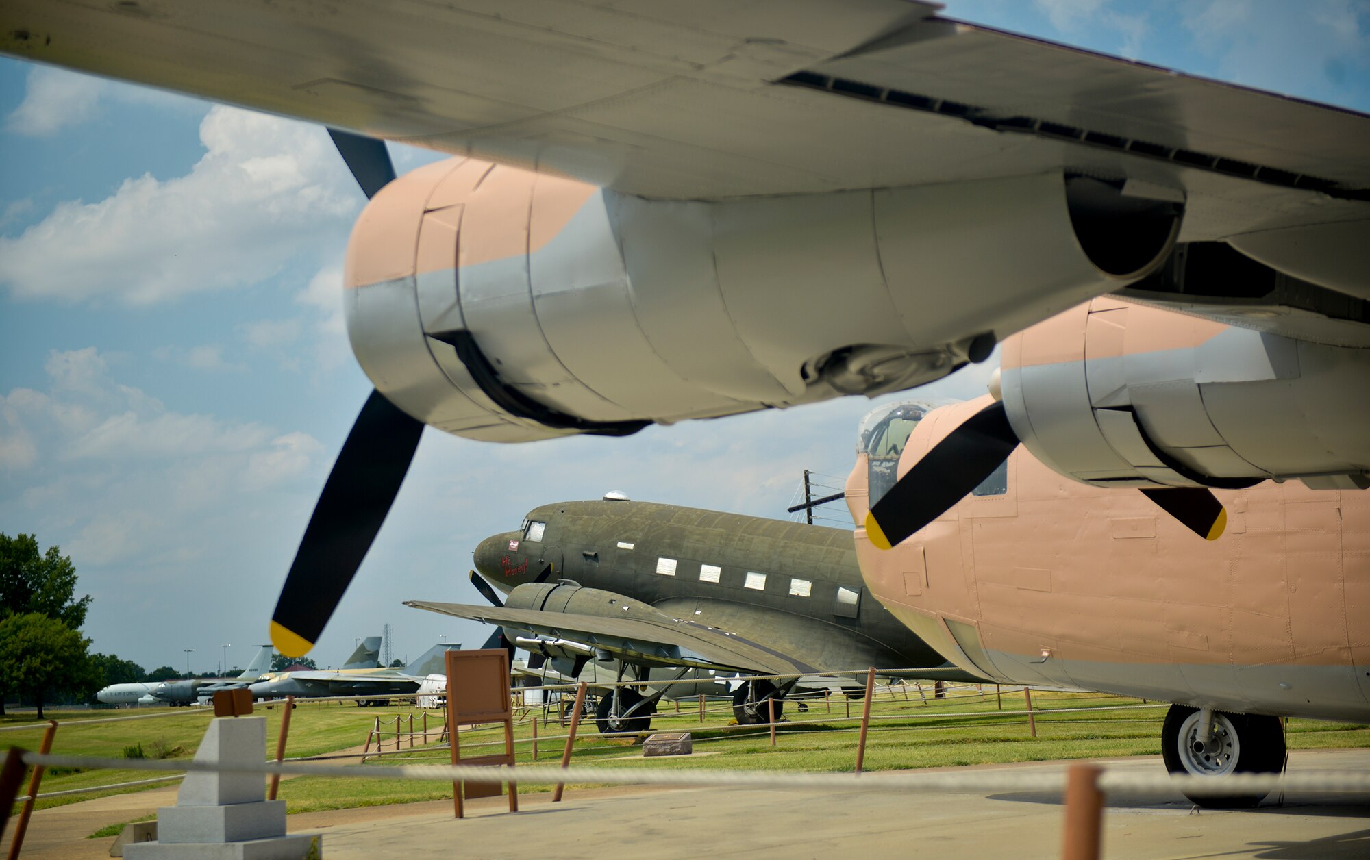 The air park at the Barksdale Global Power Museum features a total of 20 static displays, including 17 aircraft that span from a World War II B-24 Liberator to an SR-71 Blackbird. (U.S. Air Force photo/Airman 1st Class Mozer O. Da Cunha)