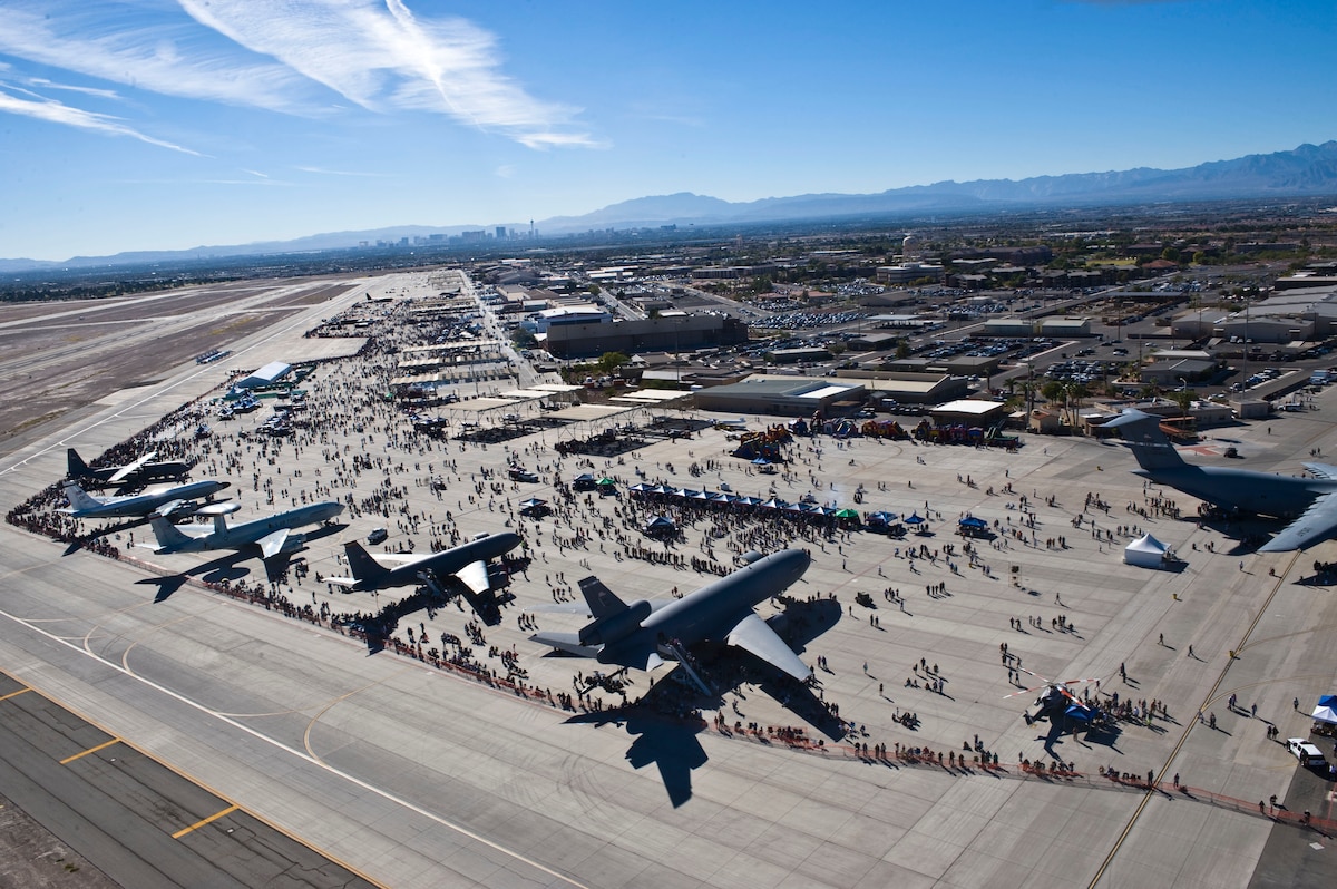 Nellis Air Force Base, then and now — PHOTOS, Military