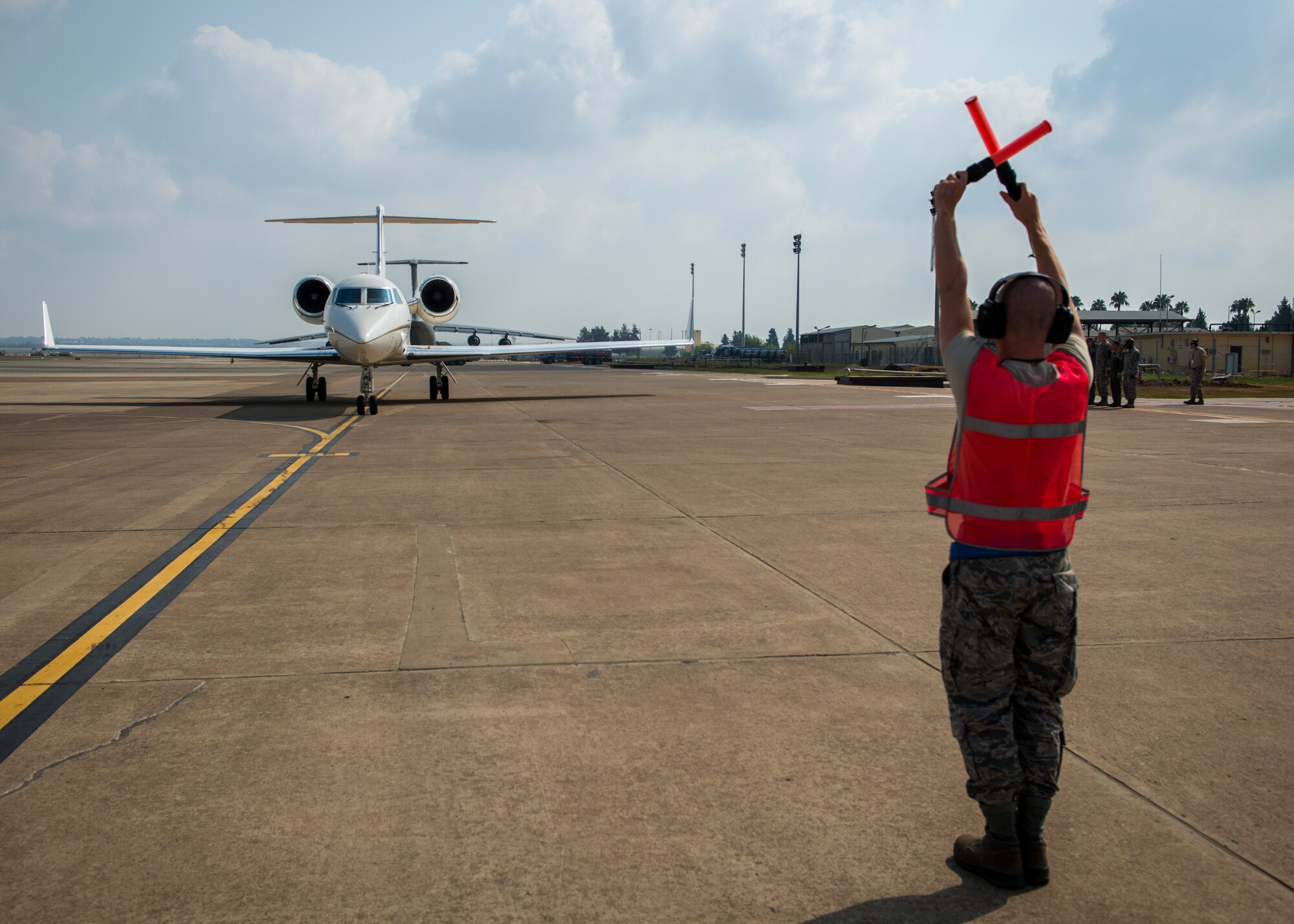 Gen. Frank Gorenc, U.S. Air Forces in Europe and Air Forces Africa commander, arrives Aug. 14, 2015, at Incirlik Air Base, Turkey. Gorenc visited Incirlik to get a firsthand look at the 39th Air Base Wing’s mission, assets and capabilities. (U.S. Air Force photo by Airman 1st Class Cory W. Bush/Released)