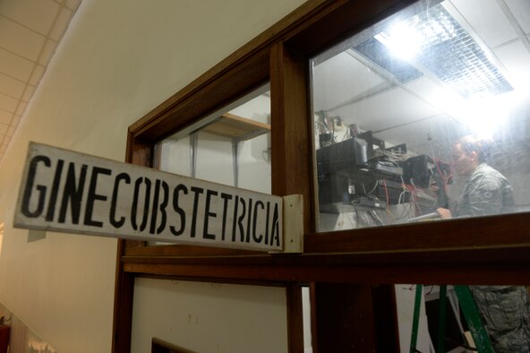 U.S. Air Force Tech Sgt. Jasmine Matus, 35th Combat Communications Squadron radio frequency transmissions craftsman out of Tinker Air Force Base, Okla., reconfigures the router for the Dr. Salvador Paredes Hospital in Trujillo, Honduras, July 9, 2015, Matus was in the hospital to repair its ailing network infrastructure as part of the New Horizons Honduras 2015 training exercise. 

New Horizons was launched in the 1980s and is an annual joint humanitarian assistance exercise that U.S. Southern Command conducts with a partner nation in Central America, South America or the Caribbean. The exercise improves joint training readiness of U.S. and partner nation civil engineers, medical professionals and support personnel through humanitarian assistance activities.

(U.S. Air Force photo by Capt. David J. Murphy/Unreleased)