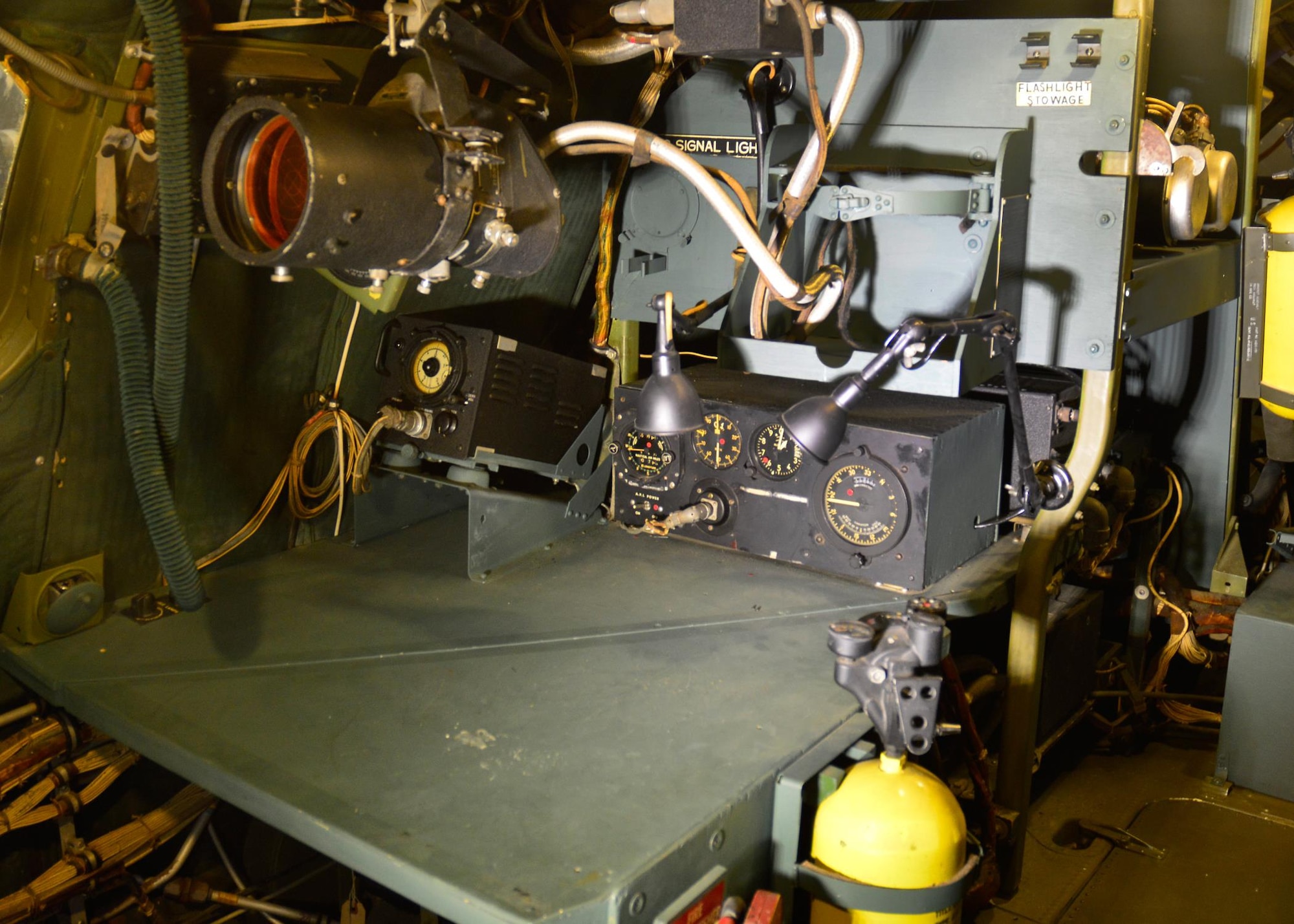 DAYTON, Ohio - Boeing B-29 Superfortress "Bockscar" interior view in the WWII Gallery at the National Museum of the U.S. Air Force. (U.S. Air Force photo)