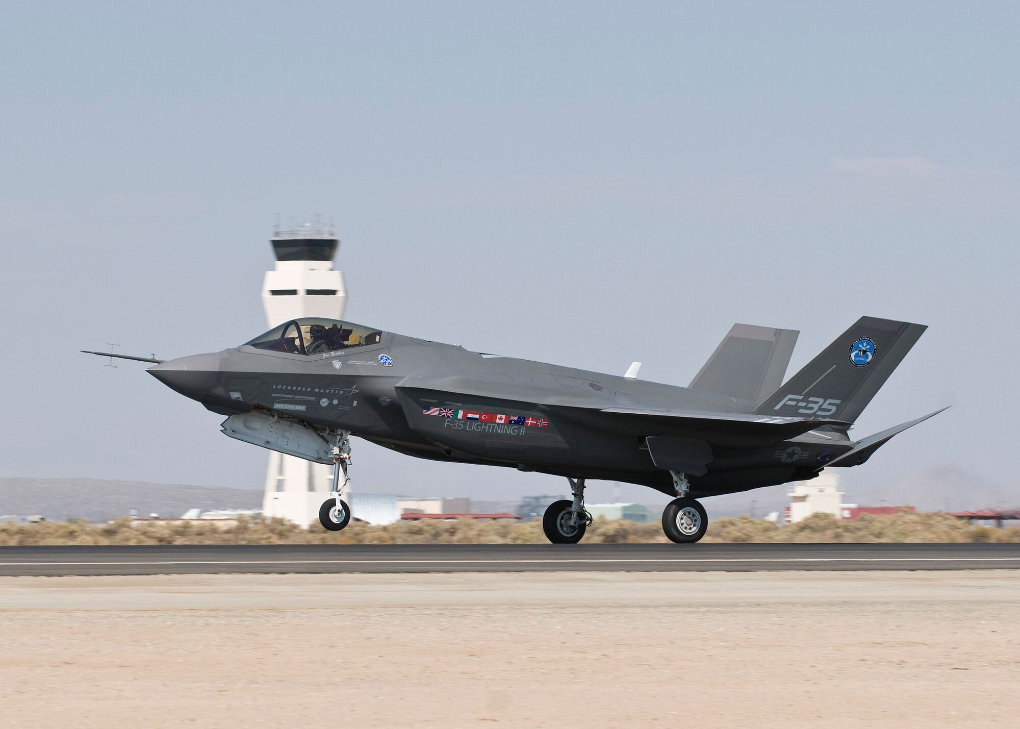 During the month of July, the Joint Strike Fighter Integrated Test Force flew 76 sorties, making it a first for the ITF involving a new monthly flying record. (Courtesy photo from Lockheed Martin)