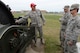 Master Sgt. Dan Anderson, a training instructor, in red cap, provides instruction about the operation of an aircraft arresting system at the North Dakota Air National Guard Regional Training Site, Fargo, North Dakota, August 18, 2015. The aircraft arresting system provides emergency stopping capability if an aircraft experiences brake failure. The North Dakota Air National Guard Regional Training Site is one of five contingency training locations in the United States used by Air National Guard and U.S. Air Force personnel in the civil engineer career fields. I provides wartime mission training as well as proficiency training on construction practices, utility support, emergency services, maintenance and repair of base infrastructure. Four separate groups totaling about 400 people are scheduled to train at the site in the month of August in 2015. (U.S. Air National Guard photo by Senior Master Sgt. David H. Lipp/Released)