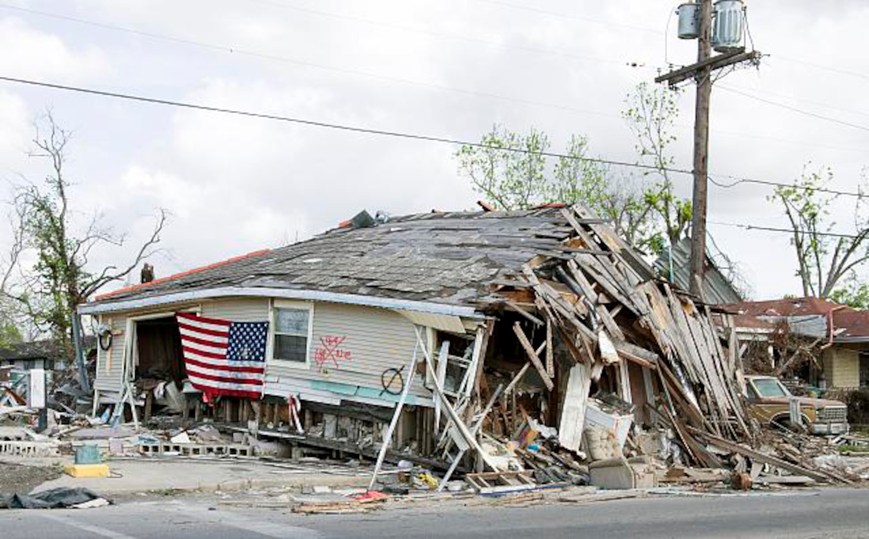 Hurricane Katrina left destruction in its wake in 2005, necessitating a massive response from the Army and Air National Guard.