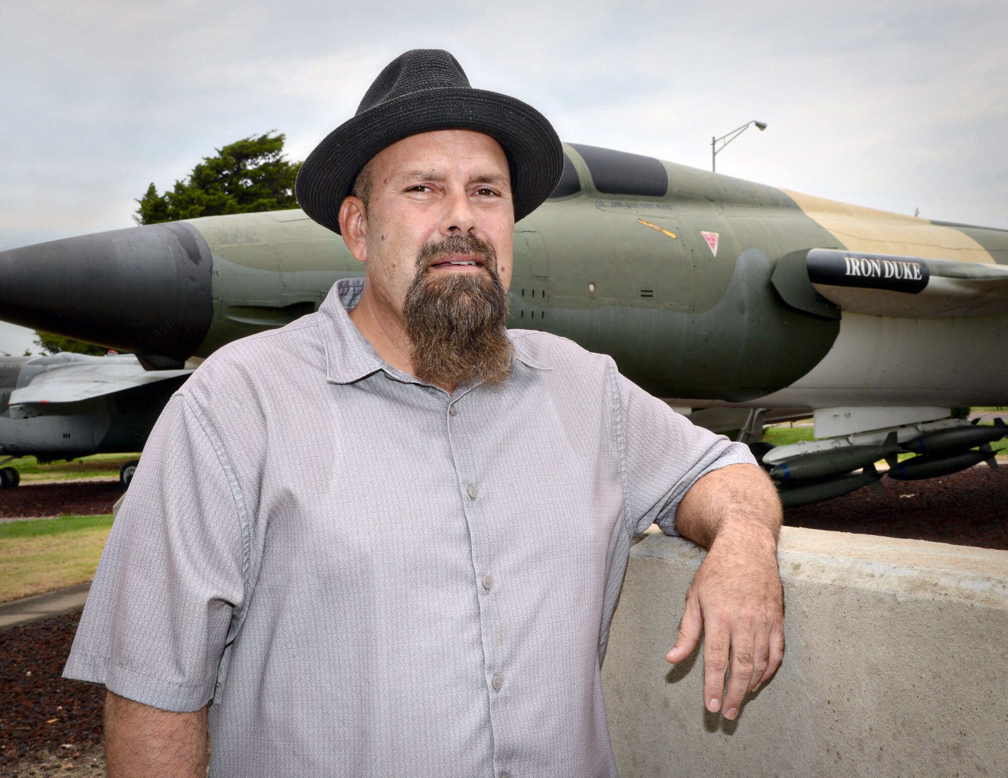 Todd Neece, an industrial engineer tech-planner in the B-52 Planning Section with the 565th Aircraft Maintenance Squadron, is the bass player for Small Town Sound, a local Red Dirt band. The band has recently been nominated for several awards, including Southern Rock Entertainer of the Year, Southern Rock Song of the Year, Modern Country Song of the Year and Modern Country Performer of the Year. (Air Force photo by Kelly White/Released)
