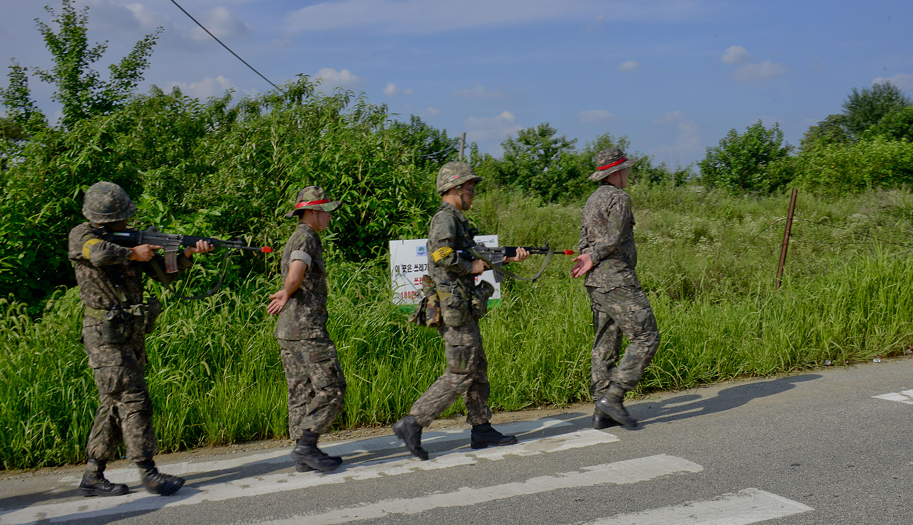 Osan Defenders train with ROK army