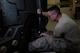 Senior Airman Sean Matkosky, aerospace ground equipment journeyman and deployed member of the 36th Maintenance Squadron, changes a tire on a bomb lift Aug. 12, 2015, at Andersen Air Force Base, Guam. The AGE maintainers care for a variety of essential equipment used during aircraft maintenance and preflight operations. (U.S. Air Force photo by Staff Sgt. Alexander W. Riedel/Released)  