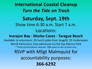 Coastal cleanup