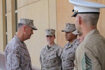 CMC Visits Detachment in Kuwait