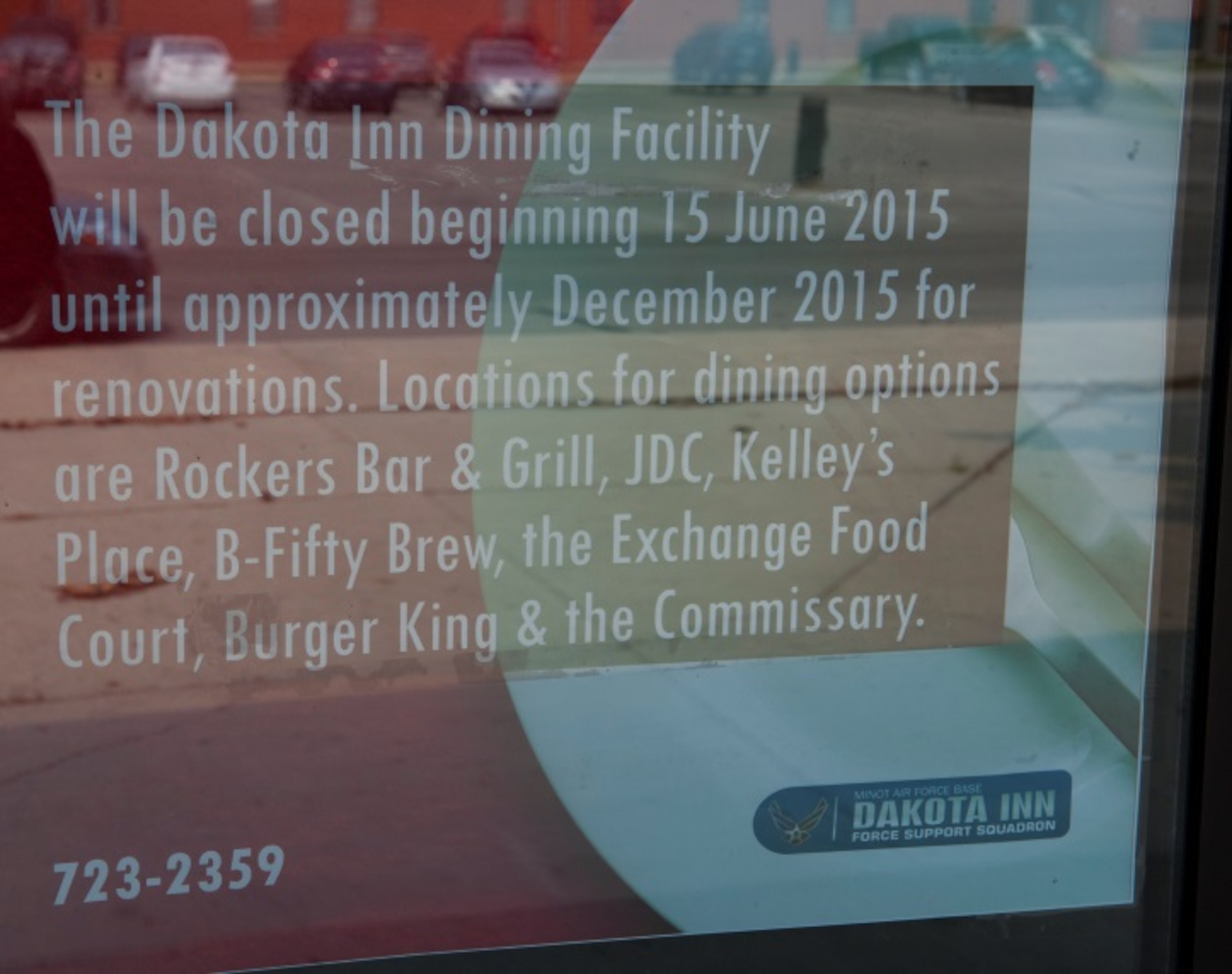 The Dakota Inn dining facility has been under construction since June 15th, 2015 and is scheduled to open in Dec. at Minot Air Force Base, N.D. Renovations for the DFAC include better food lines, improved flooring and larger sitting areas. (U.S. Air Force photo/Airman 1st Class Christian Sullivan)