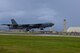 A B-52 Stratofortress assigned to the 20th Expeditionary Bomb Squadron, takes off from Andersen Air Force Base, Guam, Aug. 22, 2015. Bomber crews with the 20th EBS from Barksdale Air Force Base, Louisiana, are part of U.S. Pacific Command’s Continuous Bomber Presence and support ongoing operations in the Indo-Asia-Pacific region. (U.S. Air Force photo by Staff Sgt. Robert Hicks/Released)