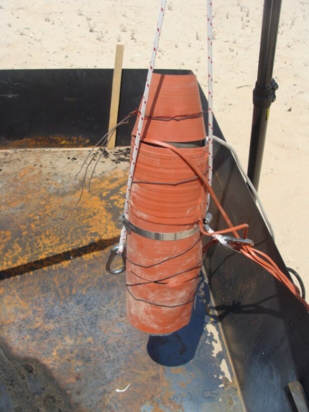 Marines of the EODATC recently trained using a Thermally Controlled Explosive Removal System (TCERS).  The system was used to remove PBXW-128 explosive from a XM1101, 120mm mortar.  The Marines of the EODATC are refining techniques to be taught during the Explosive Ordnance Exploitation Course.