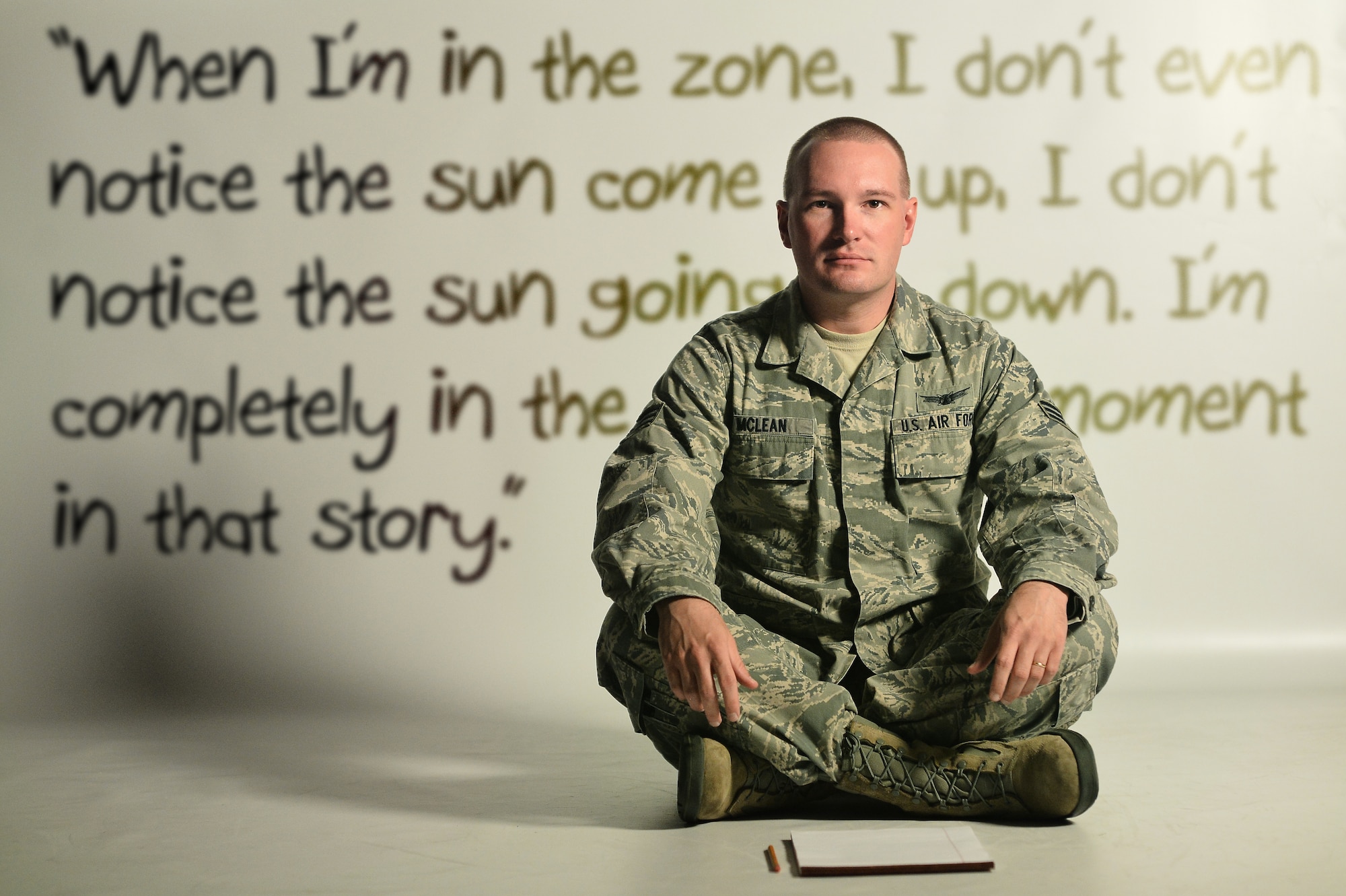 Senior Airman Brian McLean, 11th Space Warning Squadron, Future Operations Flight staff instructor, is the main point of contact for HEO-3 training and operations. In his spare time, he writes fictional short stories. (U.S. Air Force photo by Staff Sgt. Darren Scott/Released)