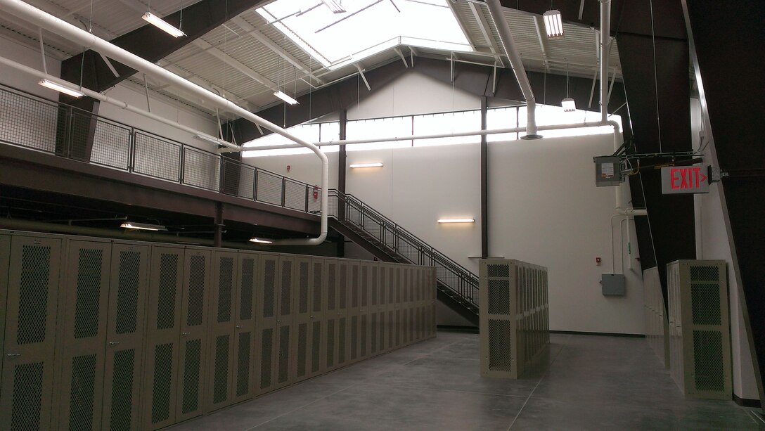 The project was designed in-house by Seattle District and was accepted by Savannah District as one of the floor plan standards. It happened to be the first time Ecotect was used on a Corps project for daylighting analysis. This photo is of the Readiness bays. The original standard suggested using windows on the sidewall, after conducting the analysis it proved to be more efficient for prefabricated semi-transparent skylights and sidewall kalwall windows instead. This project excelled in creating cost effective solutions while still achieving LEED GOLD rating. The Project Team included Kyle Shaw, Renn Breshears, Jennifer Ramirez, Kelli Polzin, Tyler Bush, Glen Chihara, Dennis Brandt, Anton Klein, Sean Irby, and Rod Perry, and David Wong.