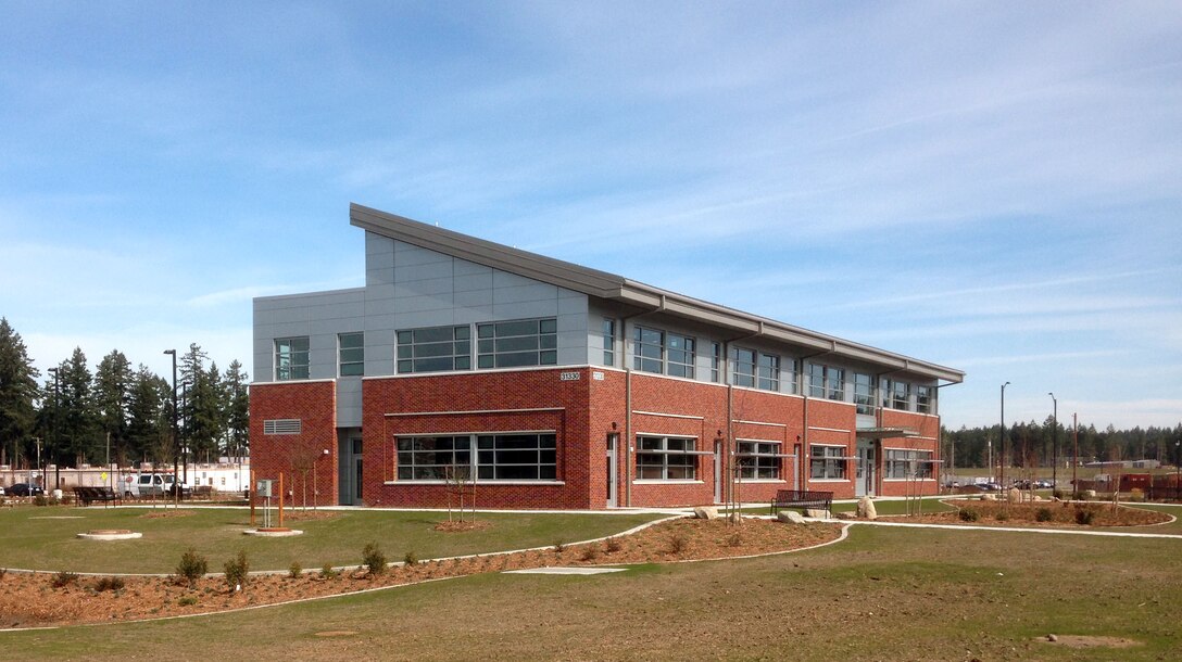 This project was a in-house design by USACE Seattle District and achieved over a 91% daylighting for their innovative design of a Battalion Headquarters. This project was the first and only waiver given by a Center of Standardization for increased energy performance. Team Members included Kyle Shaw, Nathan Gregory, Jennifer Ramirez, Lindsey Matetich, David Chapman, Kevin Waring, Gerd Padilla, David Wong, Allen Heninger, Cynthia Masten, and Rod Perry.