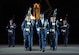 The United States Air Force Honor Guard Drill Team performs during The Royal Edinburgh Military Tattoo on the Esplanade of the Edinburgh Castle in Edinburgh; Scotland Aug. 17; 2015. This is the 66th production of the tattoo and it welcomes more than 220; 000 spectators from around the world for more than 3 weeks. (U.S. Air Force photo/Staff Sgt. Nichelle Anderson/Released)