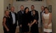 (Left to right) Washington Redskins Senior Vice President of Operations Chris Bloyer, Air Force District of Washington Commander Maj. Gen. Darryl Burke, Washington Redskins Vice President of Marketing Rod Nenner, Joint Base Andrews Commander Col. Brad Hoagland and their guests Karyl Bloyer, Kimberlee DeWitt, Rebecca Nenner, and Jill Hoagland pose for a photo at the AFDW Community Partnership Dinner at the Burke residence August 27, 2015 on Joint Base Andrews, Md. Representatives from the Redskins organization where invited to the base as part of an initiative to increase public awareness and understanding of the Air Force, AFDW and Joint Base Andrews, and to discuss ways to partner to support the community. (U.S. Air Force photo/Michael Martin)