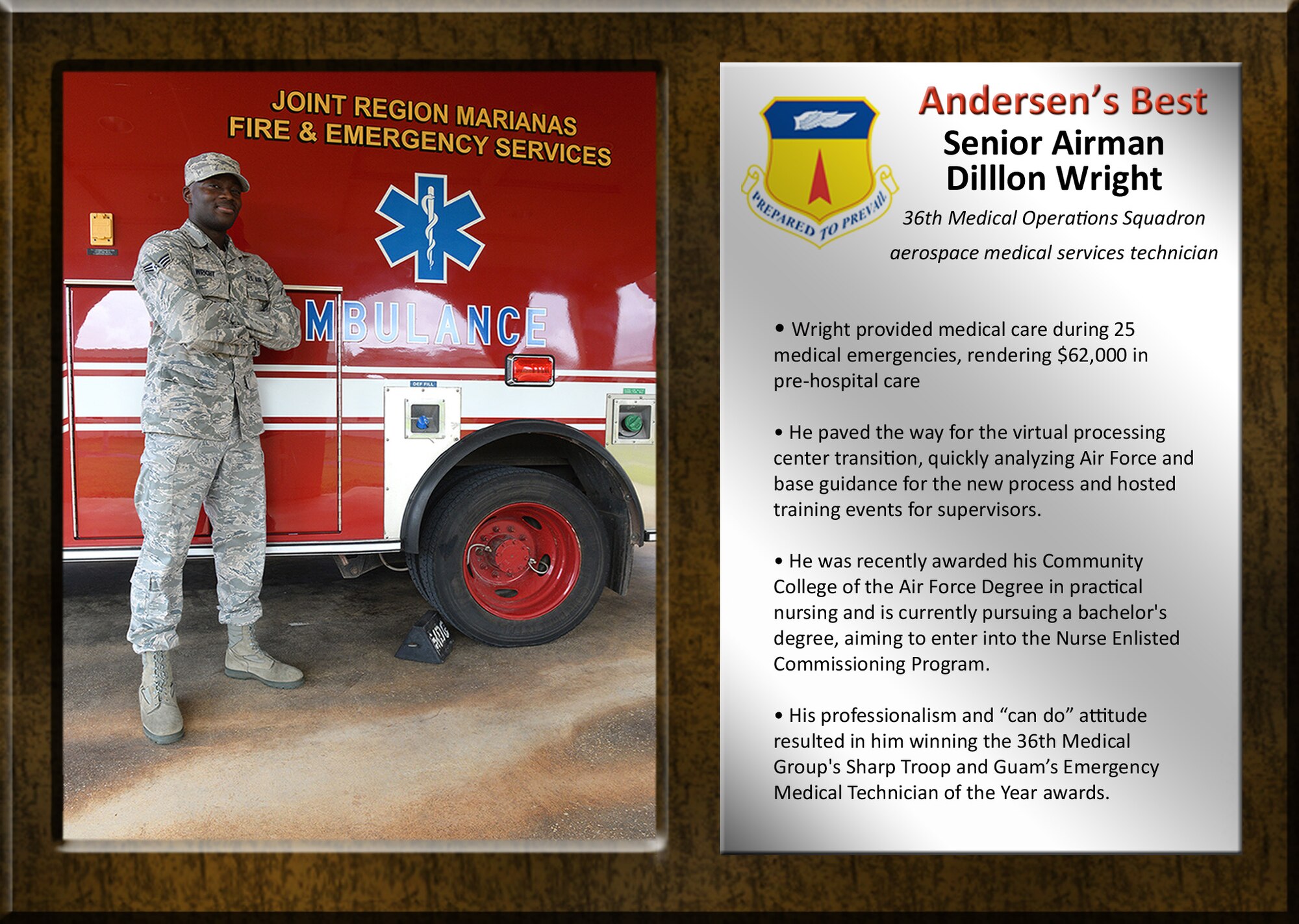 Team Andersen's Best: Dillon Wright