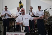 On Aug. 29, 2015, Free Country performed at National Harbor in Maryland. (U.S. Marine Corps photo by Master Sgt. Kristin duBois/released)