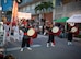 Taiko drummers perform at a Kadena Town Eisa Festival in Kadena Cho, Japan, Aug. 29, 2015. Taiko drums have been used in Japanese religious ceremonies and celebrations for more than 2000 years. (U.S. Air Force photo by Master Sgt. Jason W. Edwards)