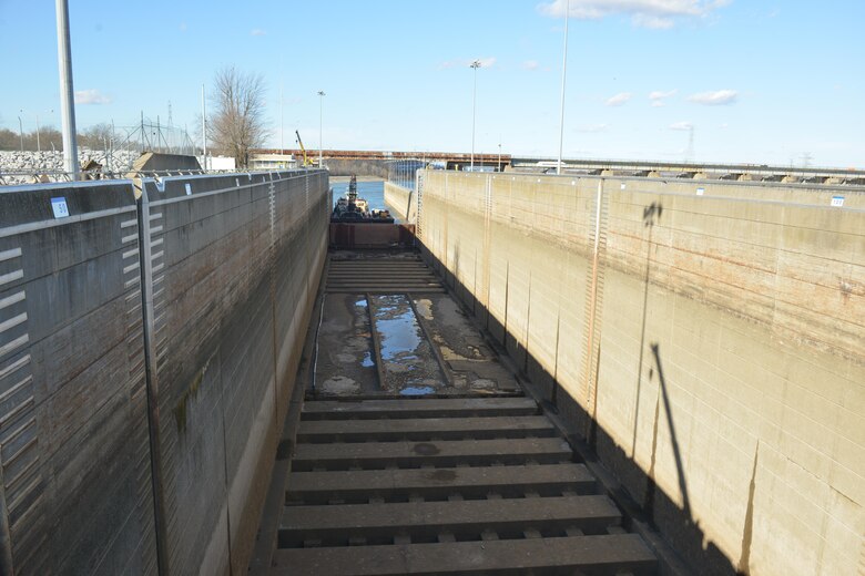 The Lake Barkley Navigational Lock is back up and running after being dry for most of the month of November as work crews inspect and repair underwater components. U.S. Army Corps of Engineers Nashville District employees dewatered the 51-year-old, 110-by-600-foot lock and closely inspected the miter gates, culvert valves and all other areas of the lower lock chamber that are normally underwater. 