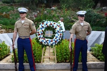 Wreath Laying Ceremony held at the Beirut Embassy in remembrance of the barracks bombings that took place on October 23, 1983.