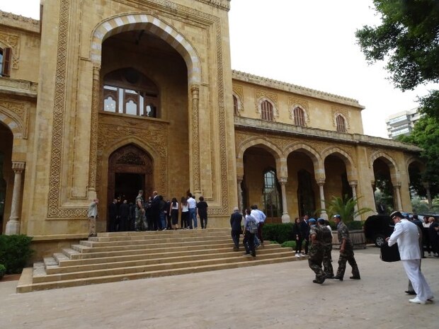 Wreath Laying Ceremony held at the Beirut Embassy in remembrance of the barracks bombings that took place on October 23, 1983.