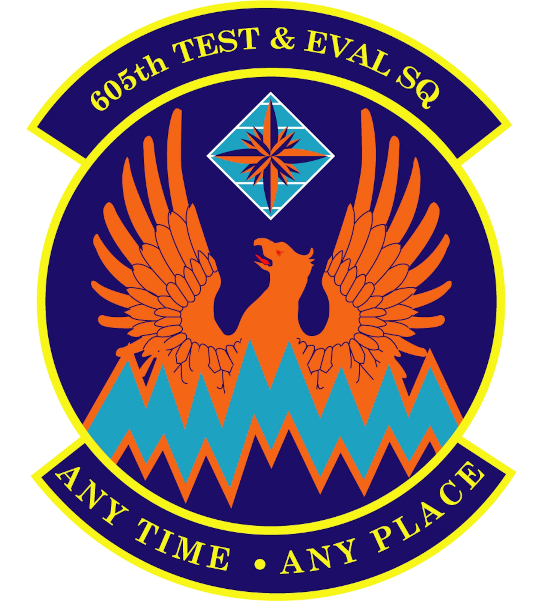 The 605th Test and Evaluation Squadron at Hurlburt Field, Fla., is a part of the 505th Test and Evaluation Group at Nellis Air Force Base, Nev., 505th Command and Control Wing at Hurlburt Field, Fla. The squadron began as the 605th Test Squadron at Eglin Air Force Base in 1993 and moved to Hurlburt Field in 1997 where it was renamed and structured under the 505 CCW in 2004.(U.S. Air Force graphic)