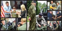 Ethan Hoffman, 12, became the 910th Airlift Wing’s 62nd Pilot for a Day, being sworn in as an honorary second lieutenant and spending the day here experiencing military activities including a taxi down the runway in a Youngstown C-130H Hercules aircraft, June 24, 2015. The Pilot for a Day program began in 2000 as a community outreach event for the purpose of providing a fun-filled day for children with life-threatening or chronic illnesses. (U.S. Air Force photo/Eric M. White)