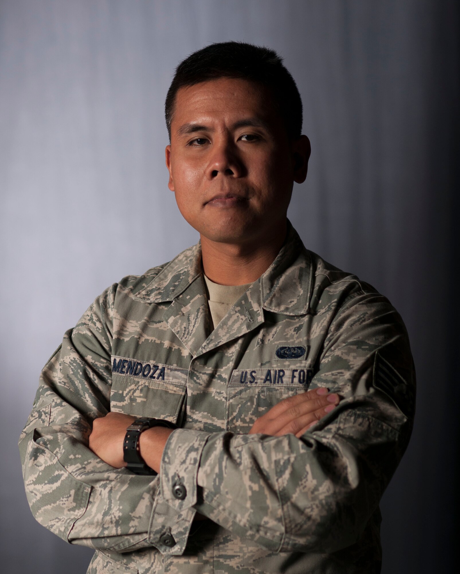 Staff Sgt. John Mendoza, 614th Air and Space Communications Squadron missions systems administrator, poses for a portrait Dec. 2, 2015, Vandenberg Air Force Base, Calif. Mendoza is still recovering from the side effects of taking supplements for weight loss, more than a year after being admitted to the emergency room.  (U.S. Air Force photo by Airman 1st Class Robert Volio/Released)
