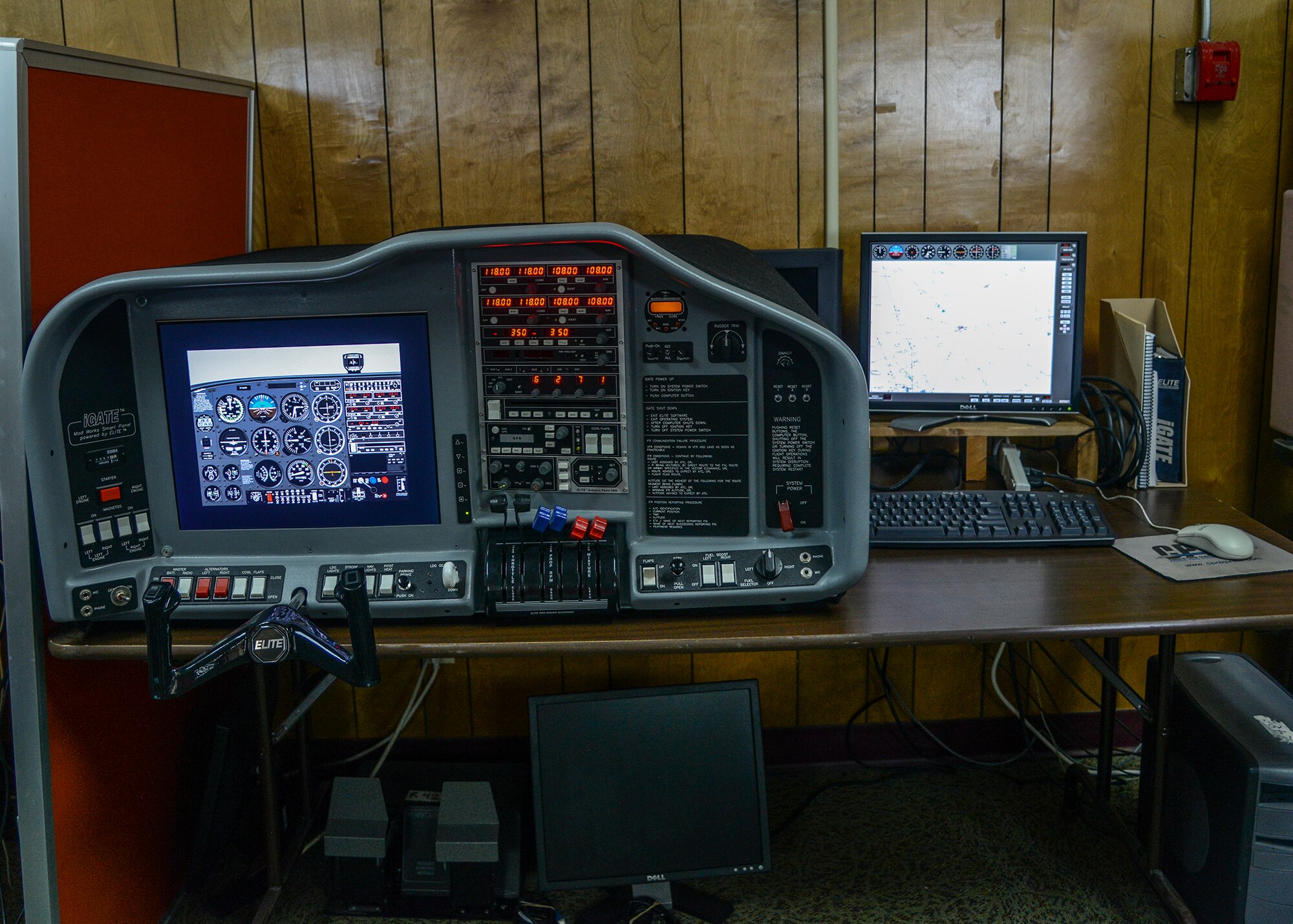 The Edwards Aero Club's flight simulator. (U.S. Air Force photo by Rebecca Amber)